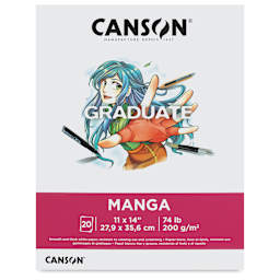 Canson Graduate Manga Pad - 11" x 14", 20 Sheets - front