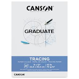 Canson Graduate Tracing Pad - 9" x 12", front cover