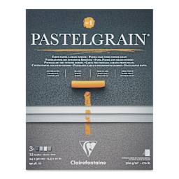 Clairefontaine Pastelgrain Paper Pad - 9-1/2" x 12", Palette No. 1, 12 Sheets