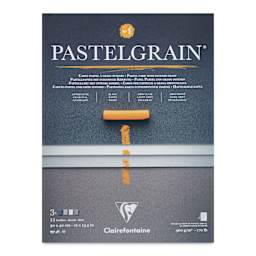 Clairefontaine Pastelgrain Paper Pad - 12" x 15-1/2", Palette No. 1, 12 Sheets