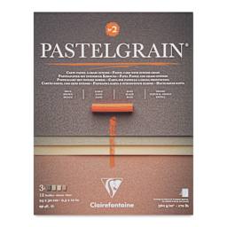 Clairefontaine Pastelgrain Paper Pad - 9-1/2" x 12", Palette No. 2, 12 Sheets