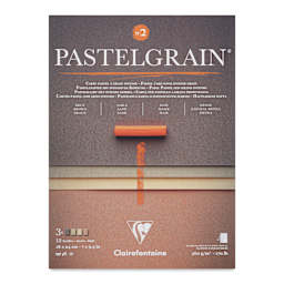 Clairefontaine Pastelgrain Paper Pad - 7" x 9-1/2", Palette No. 2, 12 Sheets
