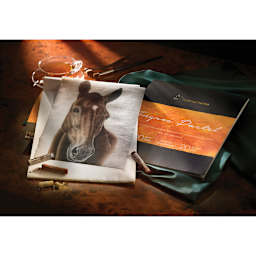 Hahnemühle Ingres Pad with drawing of a horse.