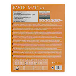Clairefontaine Pastelmat Pad - 9-1/2" x 12", Assorted, Selection A, 12 Sheets (back cover)