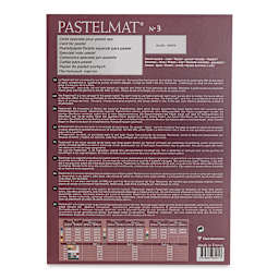 Clairefontaine Pastelmat Pad - 7" x 9-1/2", White, 12 Sheets (back cover)
