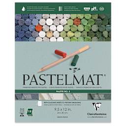 Clairefontaine Pastelmat Pad - Palette No. 5, 12 Sheets - front of pad
