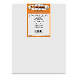 Clearprint Drafting Velllum - 8-1/2" x 11", 100 Sheets