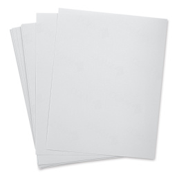 Maco Laser/Ink Jet White Multi-Purpose Labels - Sheets of Full Sheet Labels fanned slightly