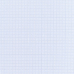 Clearprint Drafting and Design Fade-Out Vellum -Front view of One sheet of Vellum with 8 x 8 Grid