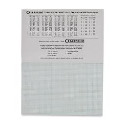 Clearprint Drafting and Design Fade-Out Vellum - 11" x 17", 4 x 4 Grid, 50 Sheets