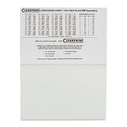 Clearprint 1000H Drafting Vellum Pad - 11" x 17", 50 Sheets, back