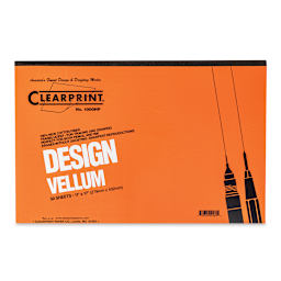 Clearprint 1000H Drafting Vellum Pad - 11" x 17", 50 Sheets, front