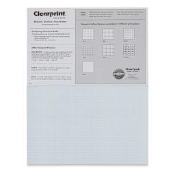 Clearprint Drafting and Design Fade-Out Vellum - 11" x 17", 8 x 8 Grid, 50 Sheets