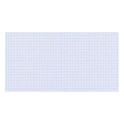 Clearprint Drafting and Design Fade-Out Vellum -Front view of One sheet of Vellum with 10 x 10 Grid