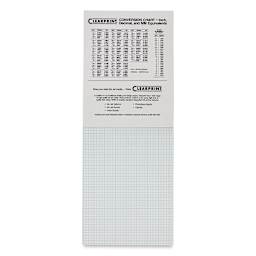 Clearprint Drafting and Design Fade-Out Vellum - 8 1/2" x 11", 4 x 4 Grid, 50 Sheets