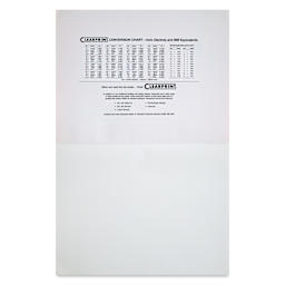 Clearprint 1000H Drafting Vellum Pad - 17" x 22", 50 Sheets, back