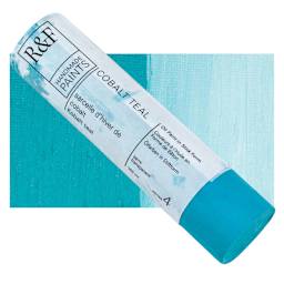 R&F Pigment Stick - Cobalt Teal, 100 ml stick and swatch