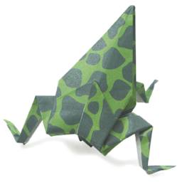 Origami Animal Patterns - Origami Frog 