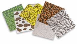 Origami Animal Patterns - All 6 designs shown in scattered row