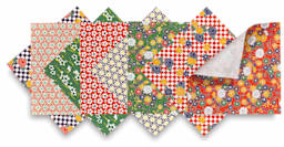 Origami Folk Art Assortment - 8 designs from Package of 16 6" squares