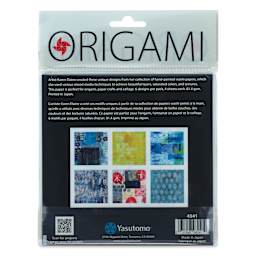 Yasutomo Karen Elaine Origami Paper Pack - Pot Pourri, Pkg of 24, back of packaging