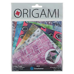 Yasutomo Karen Elaine Origami Paper Pack - Hodge Podge, Pkg of 24, front of packaging