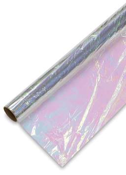 Pacon Iridescent Film - Slightly unrolled film shown