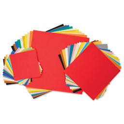 Aitoh Basic Origami Pack - Assorted Sizes, Large, Pkg of 60 Sheets