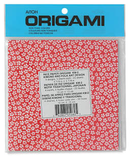 Kimono and Folk Art Origami Paper - Front of package