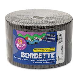 Bordette Scalloped Border - 2-1/4" x 50 ft, Black