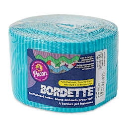 Bordette Scalloped Border - 2-1/4" x 50 ft, Azure Blue