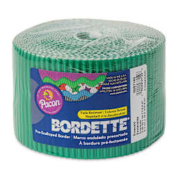 Bordette Scalloped Border - 2-1/4" x 50 ft, Emerald