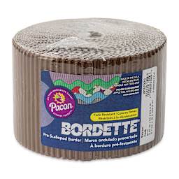 Bordette Scalloped Border - 2-1/4" x 50 ft, Brown