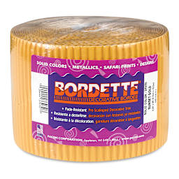 Bordette Scalloped Border - 2-1/4" x 50 ft, Sunset Gold