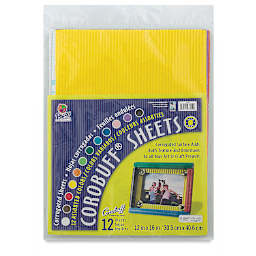 Corrugated Paper - Front of package of assorted colors
