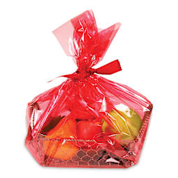 Hygloss Transparent Cellophane - 20" x 25 ft, Red, Roll