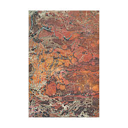 Black Ink Thai Marbled Momi Decorative Paper - 24" x 36", Firestorm