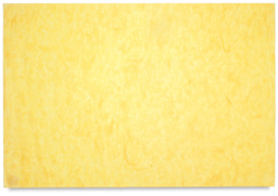 Black Ink Thai Unryu Paper - 25'' x 37'', Bright Yellow