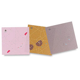 Fold'ems Fold-by-Number Origami Papers - Unfolded sheets for Finger Puppets shown
