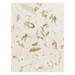 Black Ink Thai Mango Paper - 25" x 37", Natural