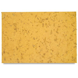 Black Ink Thai Mango Paper - 25" x 37", Mustard