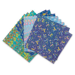 Aitoh Origami Paper Packs - 24 sheets of Seasons paper in assorted colors fanned