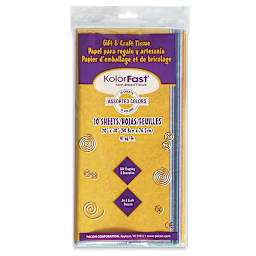 Spectra Kolorfast Tissue - Front of 10 sheet package