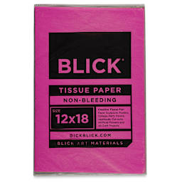 Blick Art Tissue - 12" x 18", Cerise, 50 Sheets