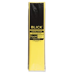 Blick Art Tissue - 20" x 30", Yellow, 24 Sheets