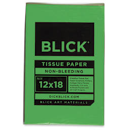 Blick Art Tissue - 12" x 18", Apple Green, 50 Sheets