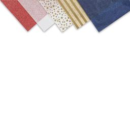 Lia Griffith Tissue Paper - Closeup of corners of Americana papers