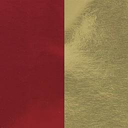 Folia Alu Foil Rolls - Both sides of Red and Gold Foil shown