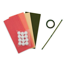 Lia Griffith Crepe Paper Flower Kit - Peony, 29 Pieces