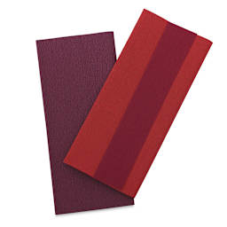 Lia Griffith Crepe Paper - Both sides of Pkg of 2 Sheets of Cherry Color paper shown